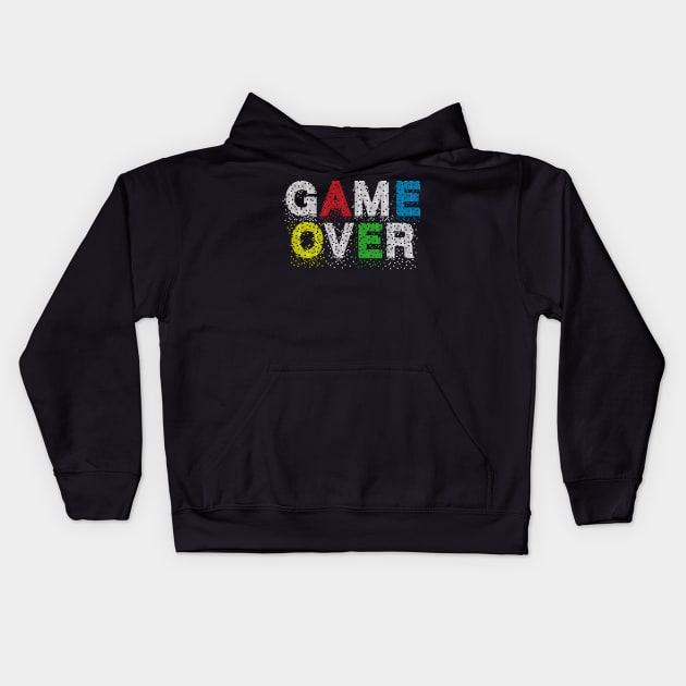 Game Over Kids Hoodie by WMKDesign